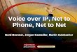 1. Daten WAN/ Services On-Net Voice VPN, SDN ISDN Netzwerke bisher Separate parallele Infrastruktur Uneffizient, teuer