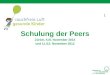 1 Schulung der Peers Zürich, 5./6. November 2013 und 11./12. November 2013