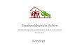 Stadtwaldschule Achim Verabredung zum gemeinsamen Leben und Lernen (Ersatzschule) 8Kon Konzept