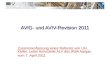 AVIG- und AVIV-Revision 2011 Zusammenfassung eines Referats von Urs Keller, Leiter Amtsstelle ALV des AWA Aargau vom 7. April 2011