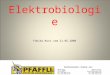 Elektrobiologie Fobiko-Kurs vom 21.05.2008. Übersicht - Vorstellung - Sabe-Schweiz - Zielsetzung - Was versteht man unter Elektrosmog - Was wird gemessen