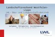 Folie: 1 LWL – BAU- UND LIEGENSCHAFTSBETRIEB Landschaftsverband Westfalen-Lippe LWL- Bau- und Liegenschaftsbetrieb Aufgaben, Tätigkeiten, Zuständigkeiten