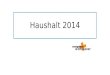 Haushalt 2014. Eckdaten Gesamtübersicht Düsseldorf Einnahmen 22.843.509,00 Ausgaben 22.843.509,00
