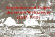 Ergebnisse und Folgen des ersten Weltkrieges (1914-1918)