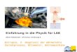 Ulrich Hohenester – KFU Graz, Vorlesung 6 Einführung in die Physik für LAK Entropie, 2. Hauptsatz der Wärmelehre Carnotprozess, Ottomotor, Kältemaschine