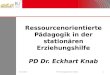 Ressourcenorientierte Pädagogik in der stationären Erziehungshilfe PD Dr. Eckhart Knab 9.10.2013FICE-Kongress Bern 20131