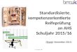 Standardisierte, kompetenzorientierte Reifeprüfung an AHS Schuljahr 2015/16 (Stand: November 2011) © A. Schatzl, I/3b
