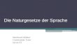 Die Naturgesetze der Sprache Reinhard Köhler Universität Trier tacos-22
