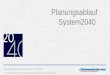 Planungsablauf System2040 System2040 GmbH In der Buttergrube 1 99428 Weimar Tel.: +49 (0) 3643-77 80 14 office@system2040.com 