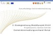 Zukunftsfähige Gemeindeentwicklung 2. Strategiesitzung Modellprojekt EULE Projektstand & nächste Schritte Gemeindeverwaltungsverband Illertal