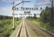 Eine Reise von Moskau nach Peking Die Transsib & BAM