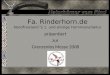 Fa. Rinderhorn.de Nordfriesland´S 1. und einzige Hornmanufaktur präsentiert zur Grenzenlos Messe 2008