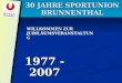 30 JAHRE SPORTUNION BRUNNENTHAL 1977 - 2007 WILLKOMMEN ZUR JUBILÄUMSVERANSTALTUNG