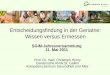 Entscheidungsfindung in der Geriatrie: Wissen versus Ermessen SGIM-Jahresversammlung 11. Mai 2011 Prof. Dr. med. Christoph Hürny Geriatrische Klinik St