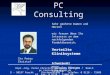 PC Consulting _____________________________________________________________________ Dipl.-Ing. Peter Christof Managing Director Email: pc_consulting @