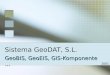 Sistema GeoDAT, S.L. GeoBIS, GeoEIS, GIS-Komponente … 2005