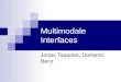 Multimodale Interfaces Jonas Tappolet, Domenic Benz