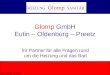 Glomp GmbH Eutin – Oldenburg – Preetz Ihr Partner für alle Fragen rund um die Heizung und das Bad © Glomp GmbH