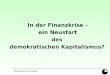 Nell-Breuning-Institut In der Finanzkrise – ein Neustart des demokratischen Kapitalismus?