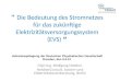" Die Bedeutung des Stromnetzes für das zukünftige Elektrizitätsversorgungssystem (EVS) Jahreshaupttagung der Deutschen Physikalischen Gesellschaft Dresden,