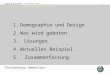 1 Fachtagung am 28.05.2004 - Seniorenorientiertes Design und Marketing ThyssenKrupp Immobilien Design for all - Anpassungen im Wohnungsbestand 1.Demographie