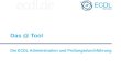 Das @ Tool Die ECDL Administration und Prüfungsdurchführung