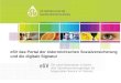 ESV das Portal der österreichischen Sozialversicherung und die digitale Signatur