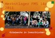 Herbstlager FMS 14o 2011 Krimiwoche in Innertkirchen
