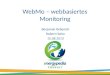 WebMo – webbasiertes Monitoring Benjamin Rebenich Robert Heine 15.08.2013