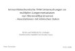 Immunhistochemische TMA Untersuchungen an multiplen Lungenmetastasen von Nierenzellkarzinomen - Assoziationen mit klinischen Daten Peter Schneider 07.01.2008