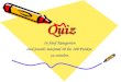 QuizQuiz In fünf Kategorien sind jeweils maximal 20 bis 100 Punkte zu erzielen