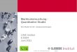 6.0354 sfb - Marktuntersuchung Seite 1 LINK Institut 6.0354 Juni 2011 Marktuntersuchung - Quantitative Studie Eine Studie für sfb - Zusatzauswertungen