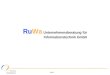 Seite 1 RuWa Unternehmensberatung für Informationstechnik GmbH
