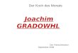Joachim GRADOWHL Der Koch des Monats Der Feinschmecker September 2006