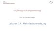 Chair of Software Engineering Einführung in die Programmierung Prof. Dr. Bertrand Meyer Lektion 14: Mehrfachvererbung