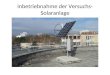 Inbetriebnahme der Versuchs- Solaranlage. WPK – SolartechnikErnst-Reuter-Schule II Eure Versuchsmaterialien