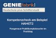 Kompetenzcheck am Beispiel HAMET2 Passgenaue Praktikumplatzsuche im Praxistag Realschule plus Schifferstadt