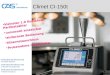 Climet CI-150t kleinster 1.0 Kubikfuss Partikelzähler universell einsetzbar einfachste Bedienung Ethernetanschluss Probenahme rückführbar CAS Clean-Air-Service