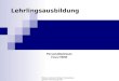 Barbara Lehmann Spring Personalmanagement Übersetzung Bern Lehrlingsausbildung Personalfachleute Feusi 05/06
