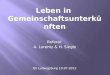 Referat A. Lorentz & H. Siegle Eh Ludwigsburg 10.07.2012