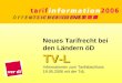 Neues Tarifrecht bei den Ländern öDTV-L Informationen zum Tarifabschluss 19.05.2006 mit der TdL
