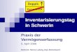 Inventarisierungstag in Schwerin Praxis der Vermögenserfassung 5. April 2006 Referent: Heimo Ludwig, Dipl.-Betriebswirt