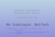 BA Indologie: Beifach Johannes Gutenberg-Universität Mainz - Fachbereich 05 - Präsentation: S. Wengoborski Aufnahmen aus den Jahren 1991, 1997 und 2008