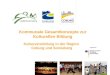 1 Kommunale Gesamtkonzepte zur Kulturellen Bildung Kulturvermittlung in der Region Coburg und Sonneberg