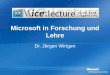 Microsoft in Forschung und Lehre Dr. Jürgen Wirtgen