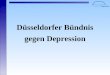 Düsseldorfer Bündnis gegen Depression. Depression im Alter Wolfgang Wittgens Psychiatrische Abteilung am Krankenhaus Elbroich
