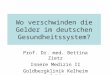 Wo verschwinden die Gelder im deutschen Gesundheitssystem? Prof. Dr. med. Bettina Zietz Innere Medizin II Goldbergklinik Kelheim GmbH