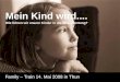 Mein Kind wird.... Wie führen wir unsere Kinder in die Verantwortung? Family – Train 14. Mai 2008 in Thun
