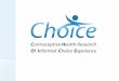 Contraceptive Health Education Research Program in Women Considering Combined Hormonal Contraception: CHOICE (Contraceptive Health Research of Informed