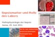 Sepsismarker und Rolle des Labors Pathophysiologie der Sepsis Aarau, 23. Juni 2011 Prof. Dr. med. Andreas Huber Zentrum für Labormedizin Kantonsspital